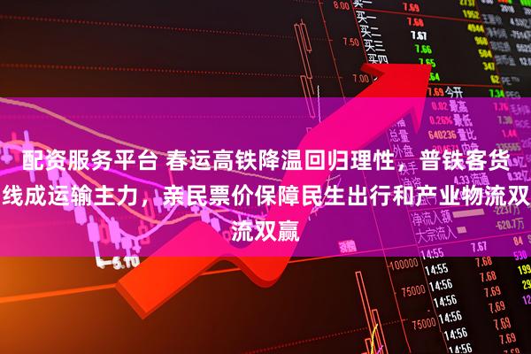 配资服务平台 春运高铁降温回归理性，普铁客货共线成运输主力，亲民票价保障民生出行和产业物流双赢